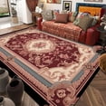 thumbnail image 1 of European Style Luxury Carpet for Living Room Sofa Large Rug Washable Bedroom ration Rug Non-slip Cof, 1 of 5