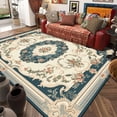 thumbnail image 1 of European Style Luxury Carpet for Living Room Sofa Large Rug Washable Bedroom ration Rug Non-slip Cof, 1 of 5