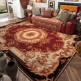 thumbnail image 1 of European Style Luxury Carpet for Living Room Sofa Large Rug Washable Bedroom ration Rug Non-slip Cof, 1 of 5