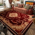 thumbnail image 1 of European Style Luxury Carpet for Living Room Sofa Large Rug Washable Bedroom ration Rug Non-slip Cof, 1 of 5