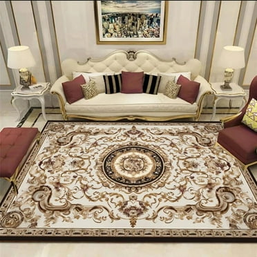 European Style Luxury Living Room Carpets Household Non-slip Sofa Floor Mat Washable Large Area Rugs Bedroom Decoration Carpet