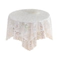 thumbnail image 1 of European Style Modern Lace Tablecloth, Embroidered Polyester Fabric for Dining, Tea, TV, and Bedside Tables, Decorative Soft and Wrinkle-Resistant Cover, 1 of 6