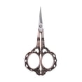 thumbnail image 1 of European Style Plum Blossom Cross\-stitch Scissors Electroplated Handle Shears Antique red, 1 of 8