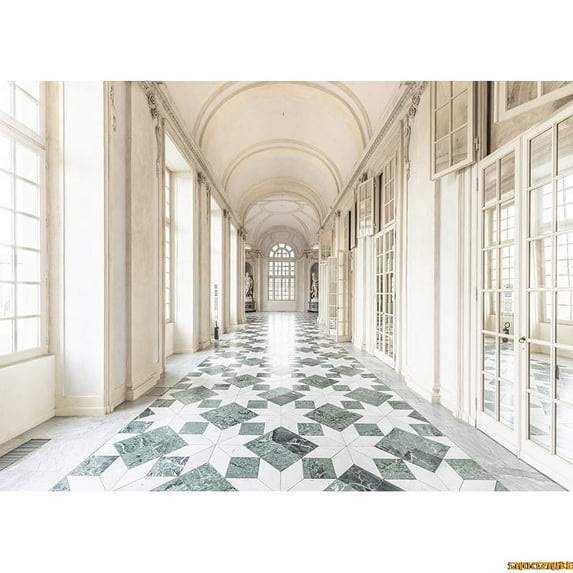 European Style Retro Castle Theme Photography Backdrops Props Vintage Theater Opera Church Photo Studio Background ET-06