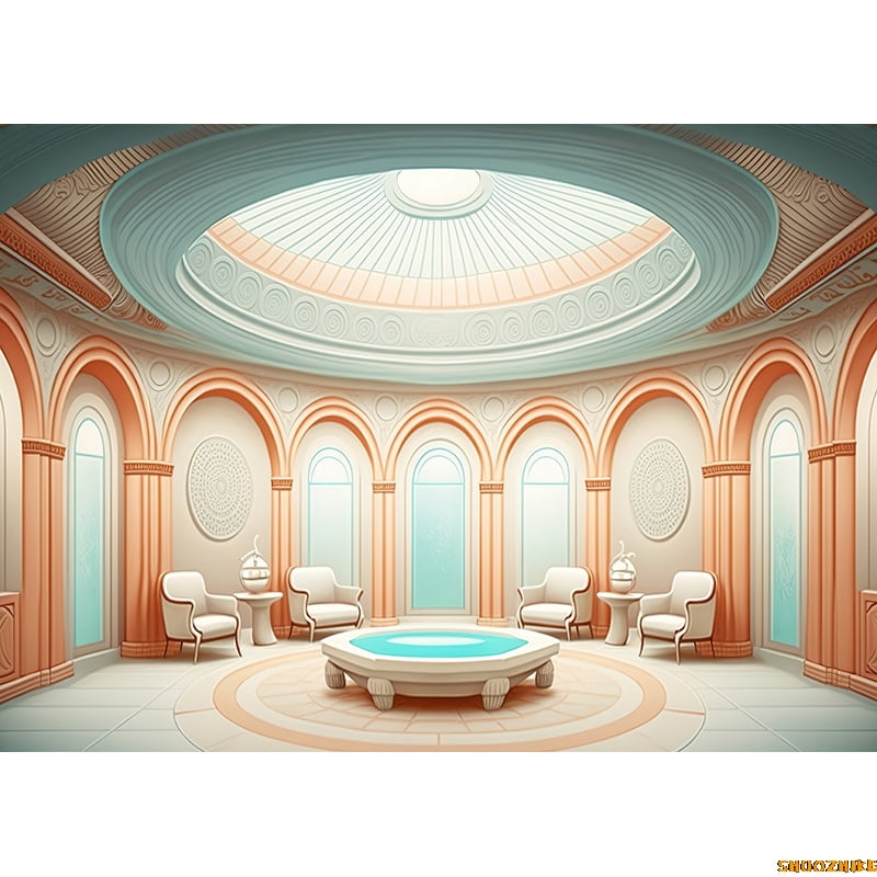 European Style Retro Castle Theme Photography Backdrops Props Vintage ...