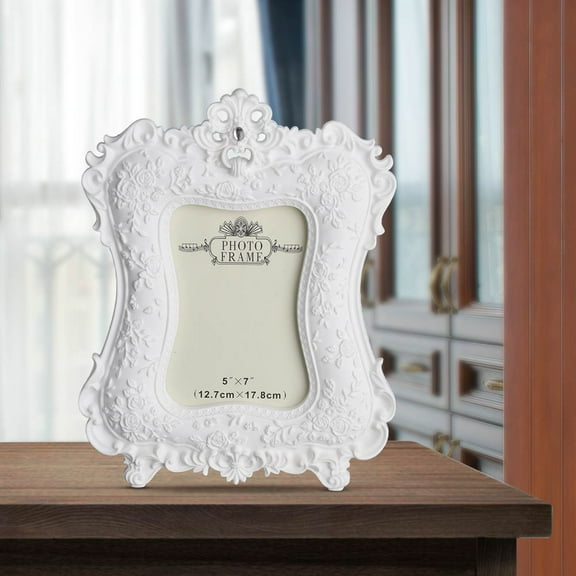 European Style Table Desktop Photo Frame Photograph Display Wedding Gifts with Stand #A