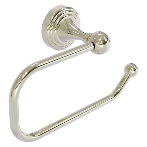 European Style Toilet Tissue Holder - Polished Nickel