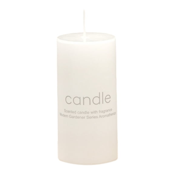European Style White Cylinder Scented Candle for Home Aromatherapy Relaxation and Enhancement, 10 cm, White3