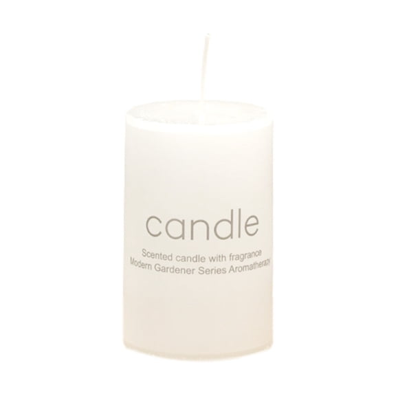 European Style White Cylinder Scented Candle for Home Aromatherapy Relaxation and Enhancement,7.5 cm,White2