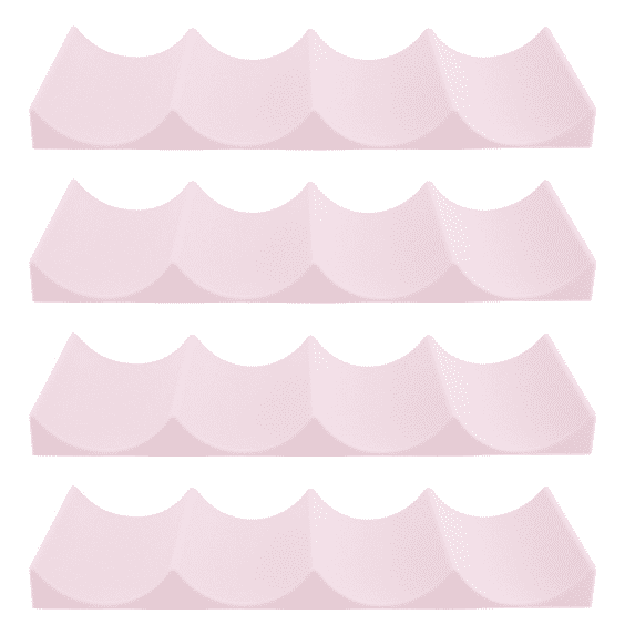 European Style Wine Rack Countertop Wine Bottle Display Mat Wine Holder Storage Organizer-light pink