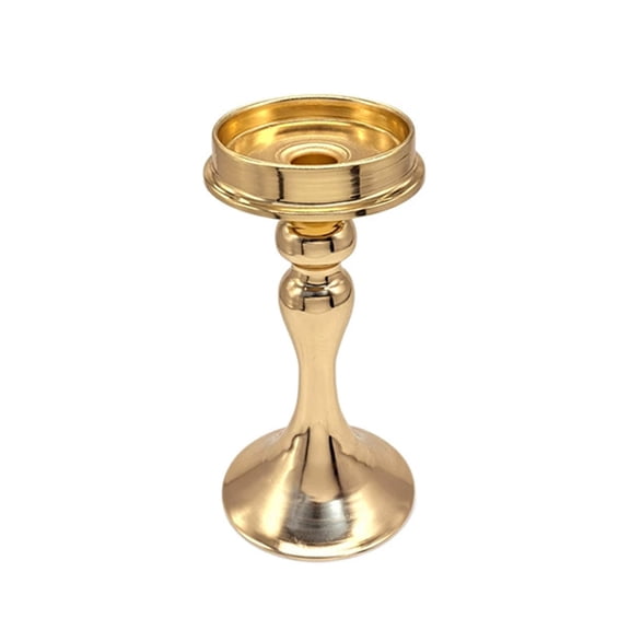 European Style Wrought Iron Candlestick Spun And Gold Electroplated Wedding Decor Western Dining Table Candlelit Dinner Centerpiece