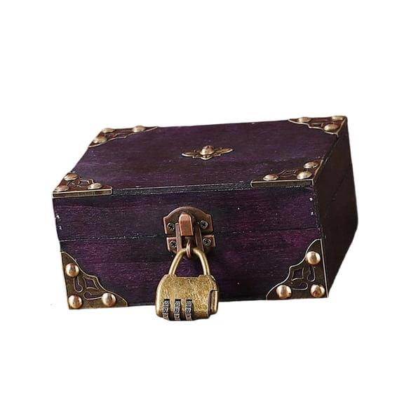 European Styles Wood Storage Trunk Large Capacity Designs Travel Case
