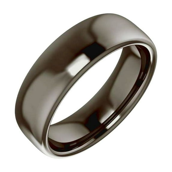 European Titanium 6mm Comfort-fit Wedding Band Ring Size 9.5 Wedding Band for Women and Men