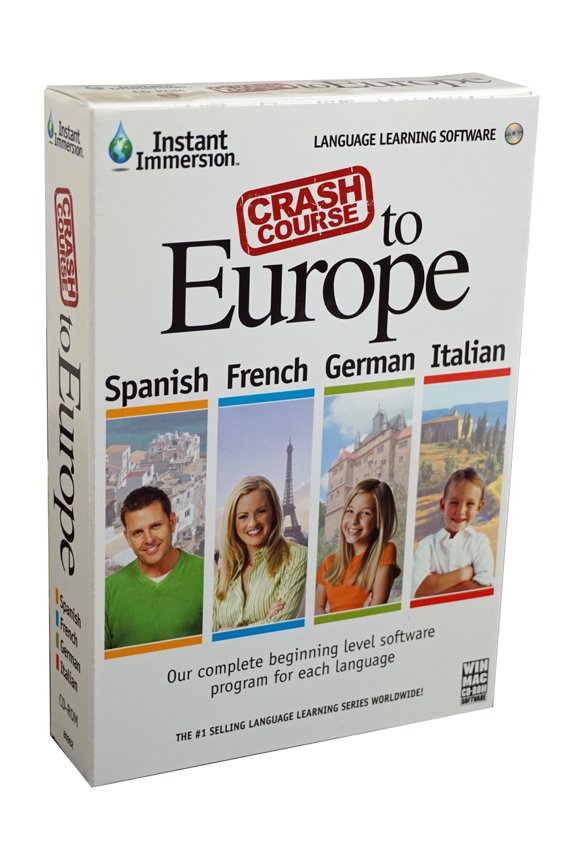 European Travel for Beginners - PC Software for Spanish French German Italian Language