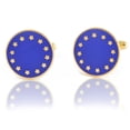 thumbnail image 1 of European Union Flag Cufflinks, 1 of 1