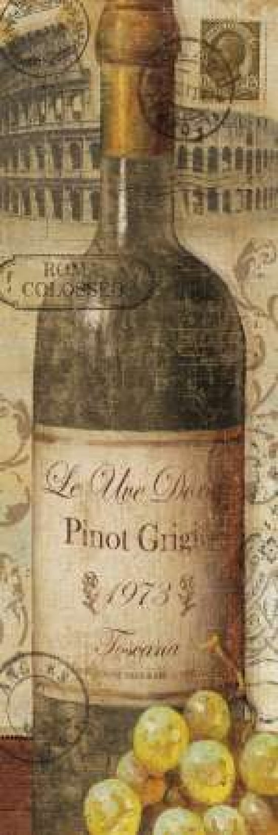 European Wines I Canvas Art - Veronique Charron (12 x 36)