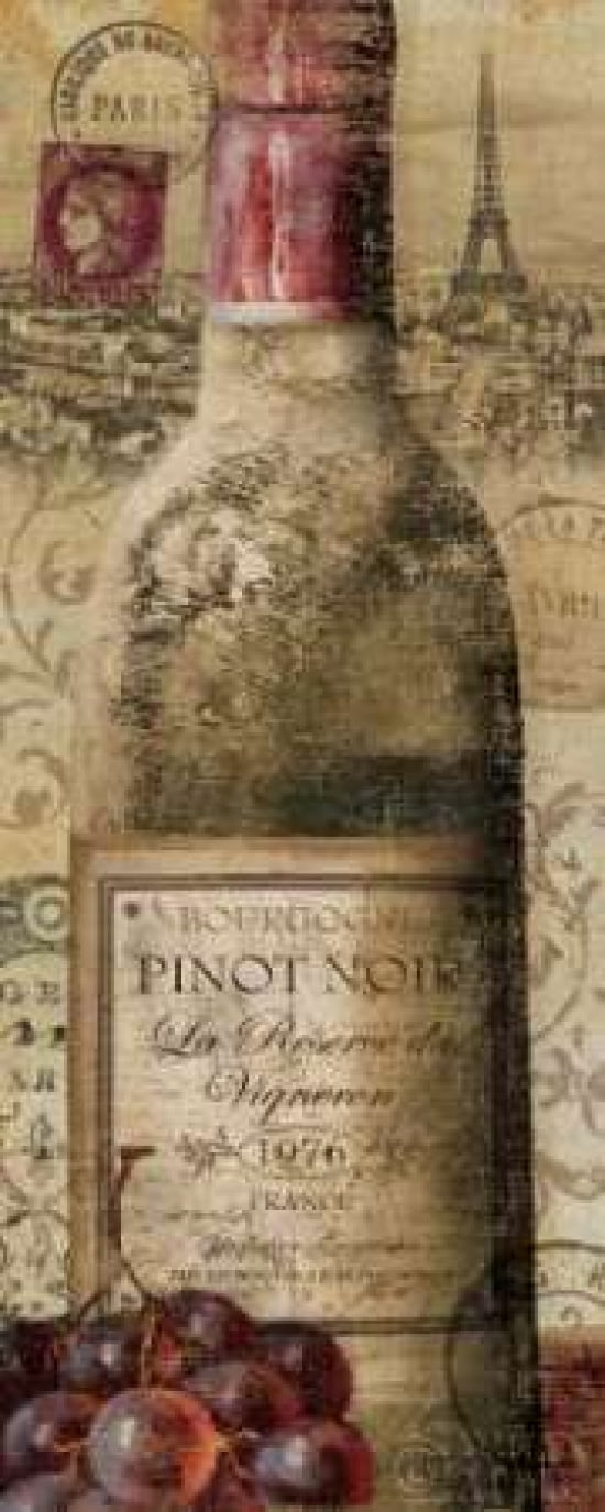 European Wines II Canvas Art - Veronique Charron (10 x 20)
