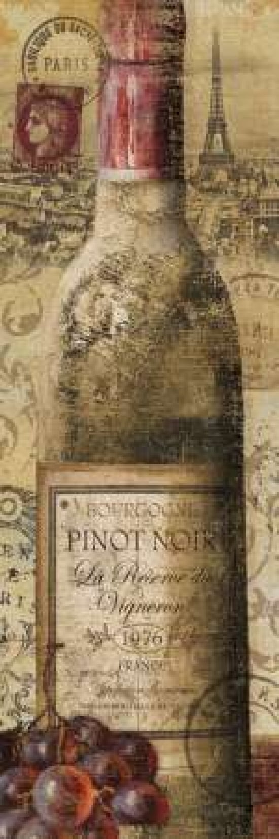 European Wines II Canvas Art - Veronique Charron (12 x 36)