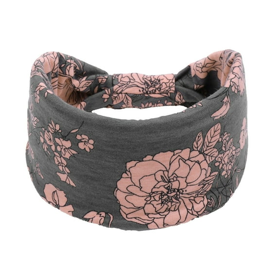 European Yoga Headband Fashion Hair Rope Wide Edge Bohemian Style Antiperspirant Absorbent Elastic Headscarf Accessories for Women