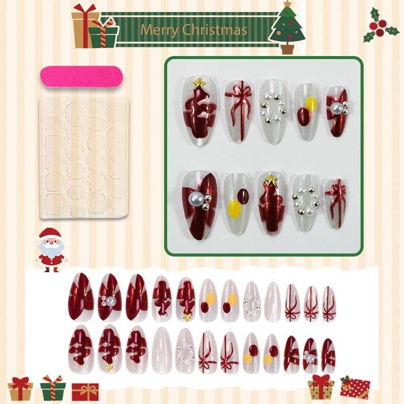 European and American Christmas hot-selling cat's eye Christmas knot ...
