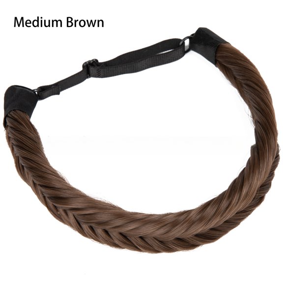 European and American Cross-Border High-Temperature Silk Wig for Women Hand-Woven Hair Accessories Natural Hair Braids Fishbone Braids Braided Hair