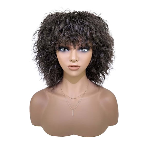 European and American Cross-Border New Fashion Breathable Short Curly Hair Big Wave Corn Perm Wig Water Wave Exotic Style