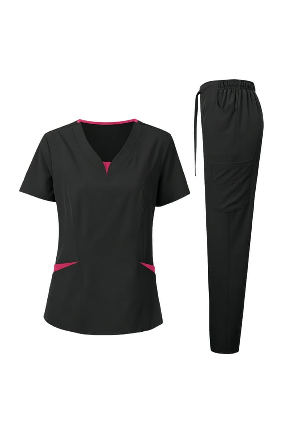 European and American Cross - Border Women's Scrub Sets for Operating Rooms - Ideal for Nurses, Oral Care Workers