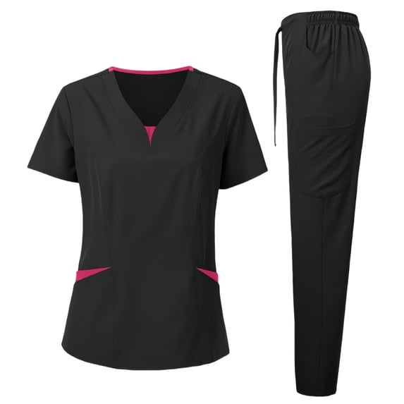 European and American Cross - Border Women's Scrub Sets for Operating Rooms - Ideal for Nurses, Oral Care Workers