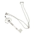 thumbnail image 1 of European and American Hot Selling Retro Silver Skeleton for Key Necklace Diy Accessories Korean Halloween Party Jewelry, 1 of 1