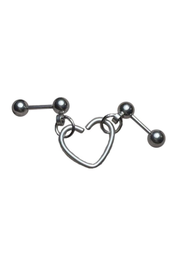 European and American Pierced Earrings Love Ear Bone Studs Earrings Ear Studs