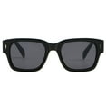 thumbnail image 1 of European and American fashion sunglasses trend box sunglasses, made of PC - black, 1 of 5