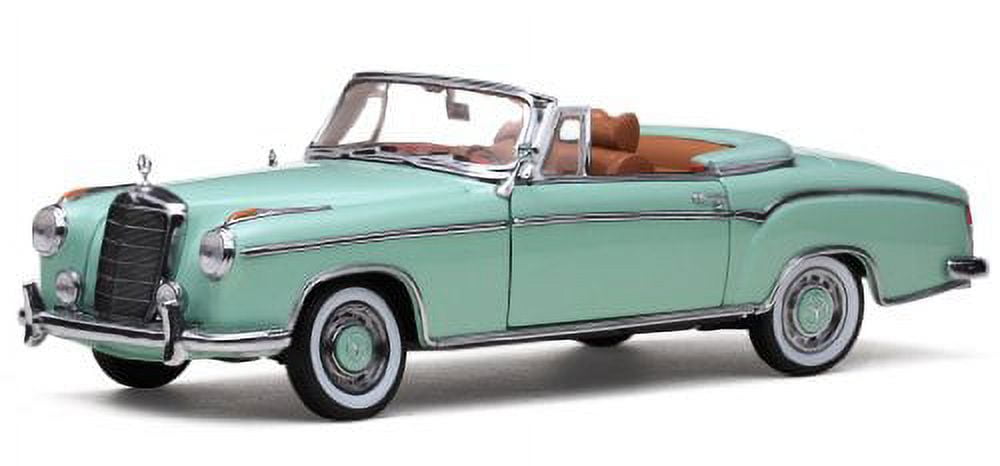European collectibles 1958 Mercedes-Benz 220se cabriolet,green