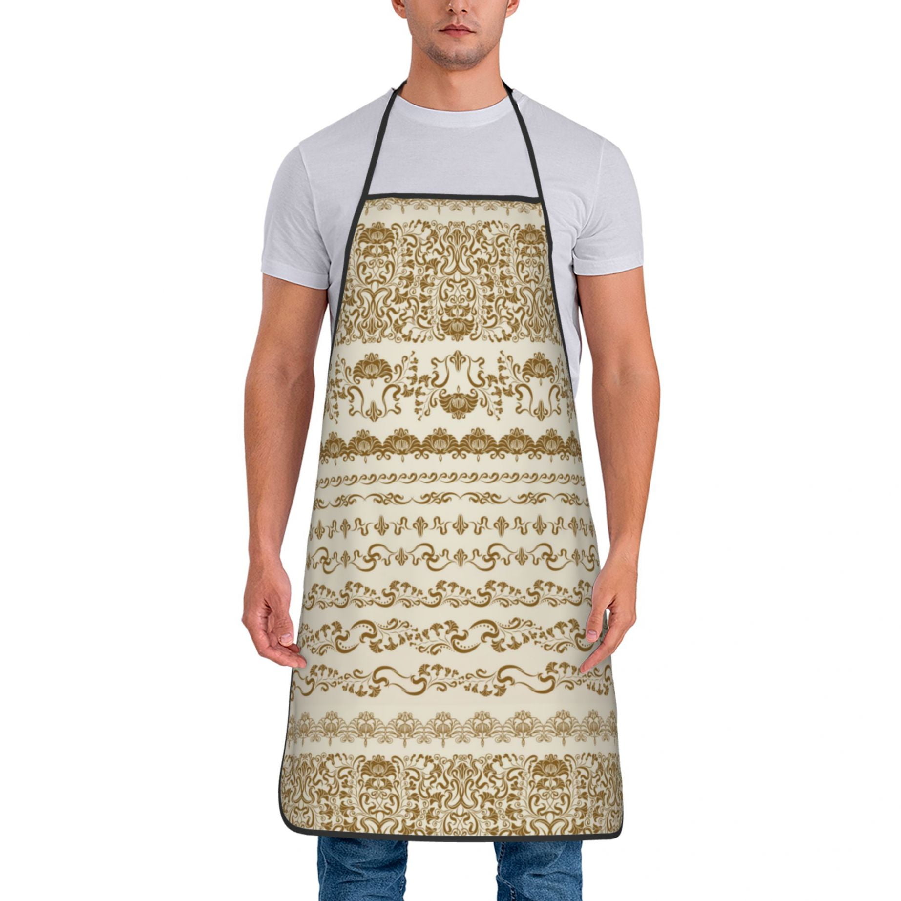 European flower background (12) Aprons for Women Men Waterproof Apron ...