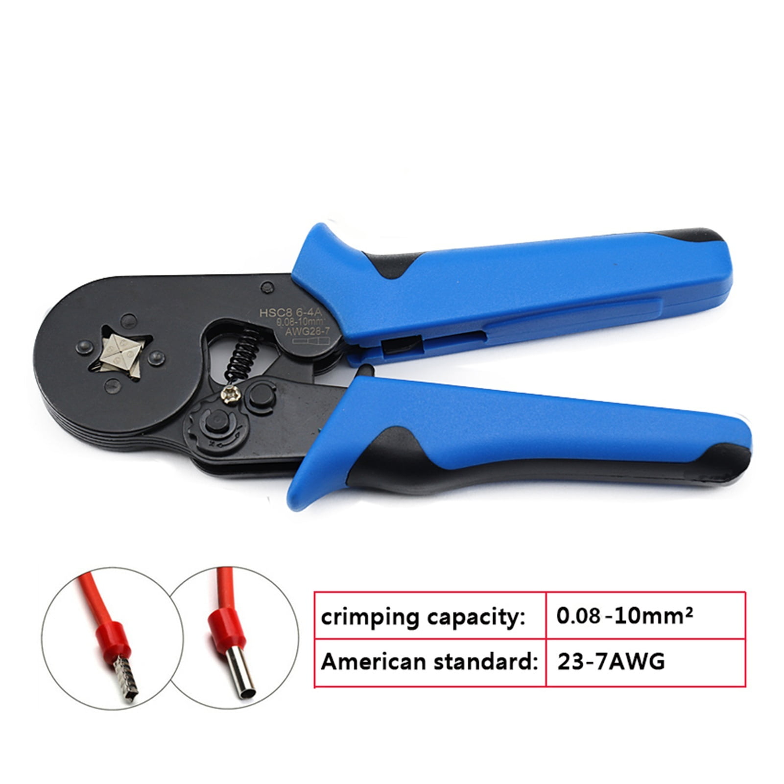 European style Crimper Terminal Crimping Pliers Wire Stripper Crimper Ferrule Crimping Hand Tool Pliers+ 1200 Terminals Kit Set ,Durability That Lasts