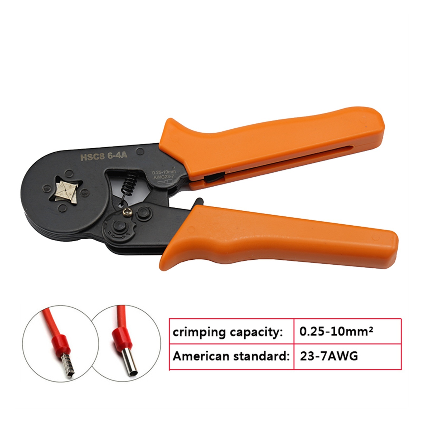 European style Crimper Terminal Crimping Pliers Wire Stripper Crimper Ferrule Crimping Hand Tool Pliers+ 1200 Terminals Kit Set ,Durability That Lasts