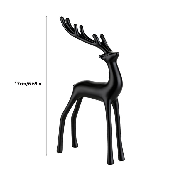 European-style Imitation Plastic Deer Statue For Entryway Decor