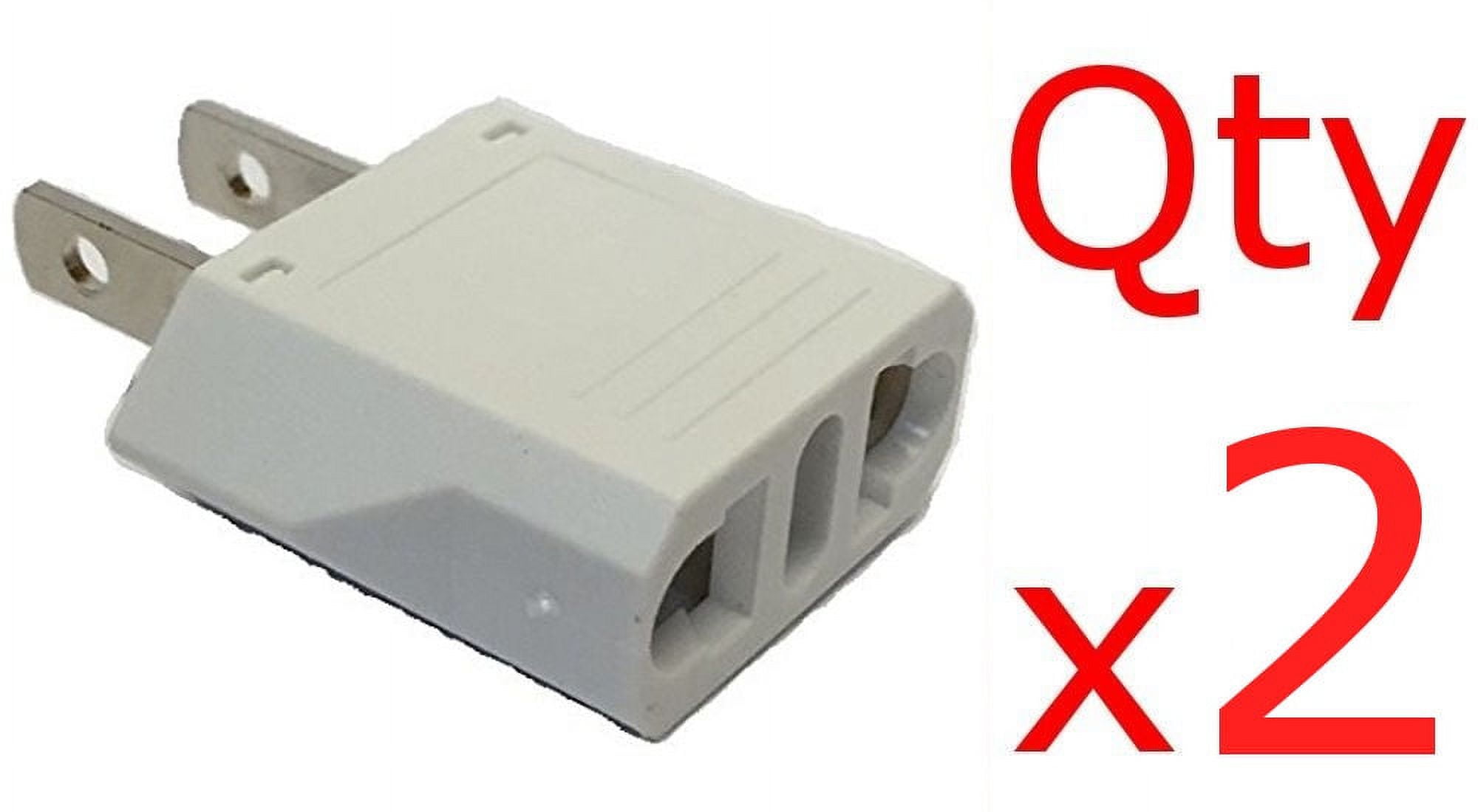 x12 European To American Plug Adapter EU To US USA Charger Outlet Type A  12pc