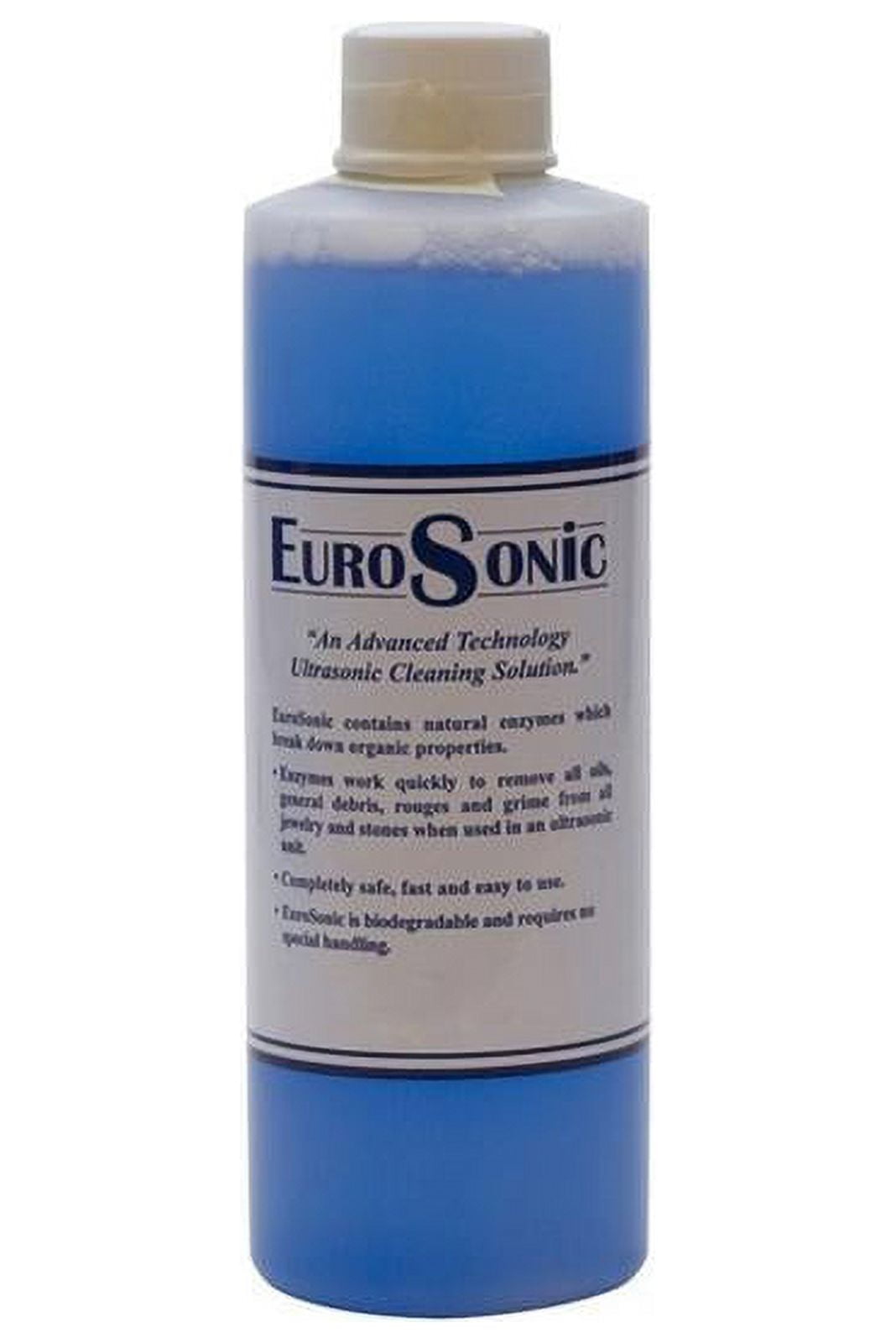 Eurosonic Jewelry Cleaning Solution - 1/2 Pint (Non-Toxic, Biodegradable) -  CLN-850.01 