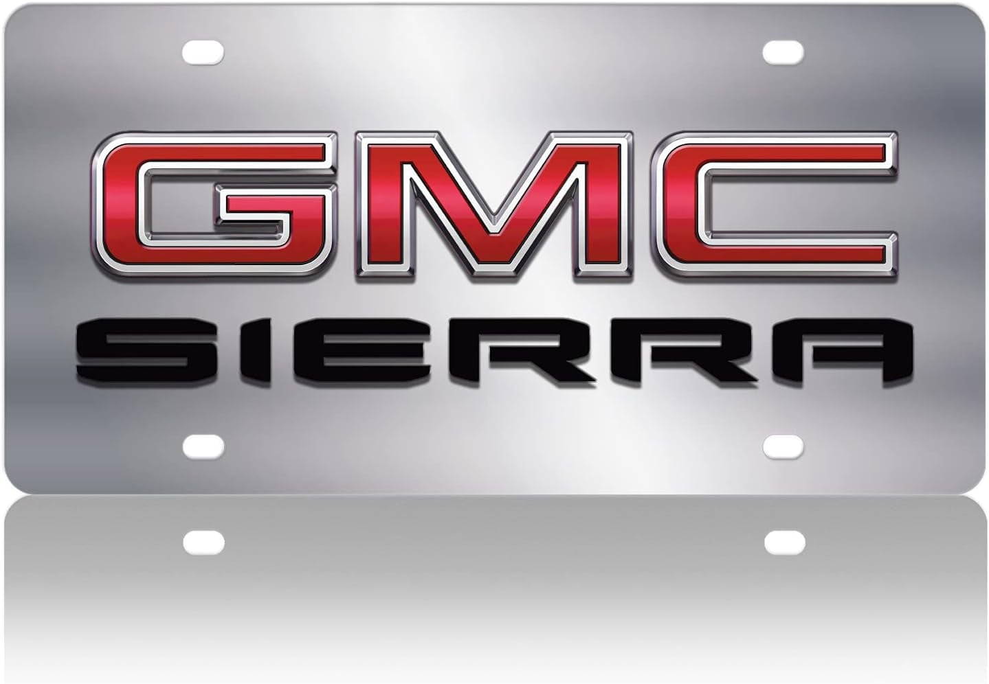 Eurosport Daytona Carbon Steel License Plate Frame - Compatible With Chevrolet Duramax Trucks