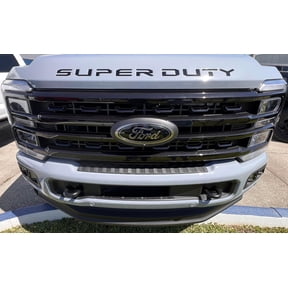 Eurosport Daytona- Compatible with 2023-Current Ford Super Duty Hood Lettering Kit (Gray)