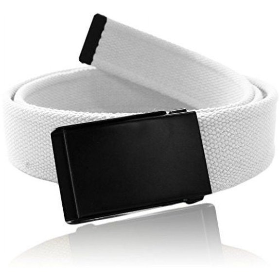 Eurosport Premium Cotton 48" Canvas Web Belt - WB2830 - White