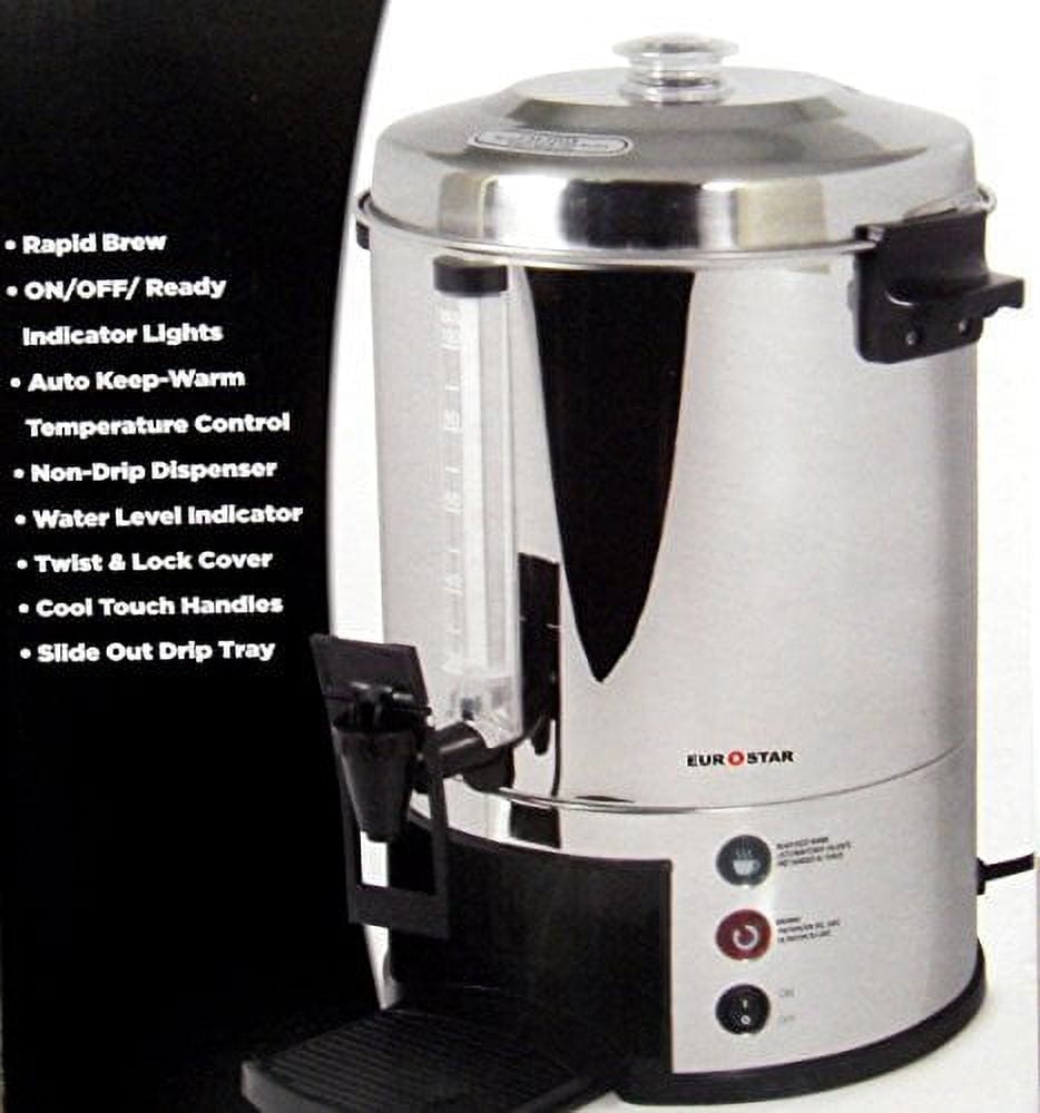 Eurostar ES100 Stainless Steel 100-Cup Drip Coffee Makers