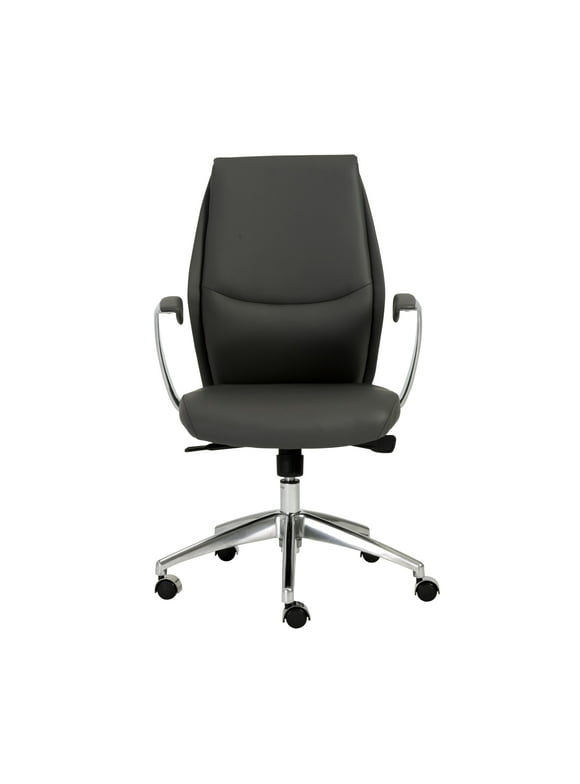 Eurostyle Crosby Low Back Office Chair in Gray
