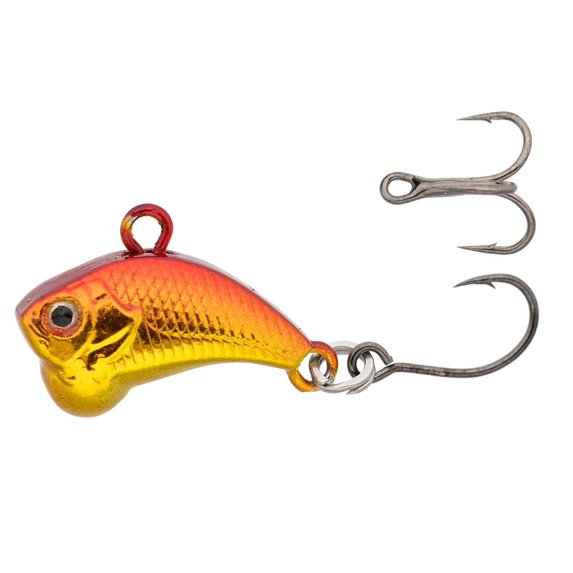 Eurotackle Z-Viber Micro - Ultra Light and Ice Fishing Lure - Mini Lipless Crankbait - 1/16oz Rattle Bait 0.6" Gold Fish