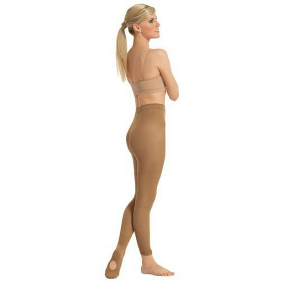 Eurotard 210 Adult Convertible Seamless Tights (Caramel, Large/X-Large)