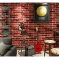 thumbnail image 1 of Eurotex Brick Design, Wallpaper Roll for Walls, Luxury Vinyl Coated - 57 Sq.ft Roll, 1 of 4