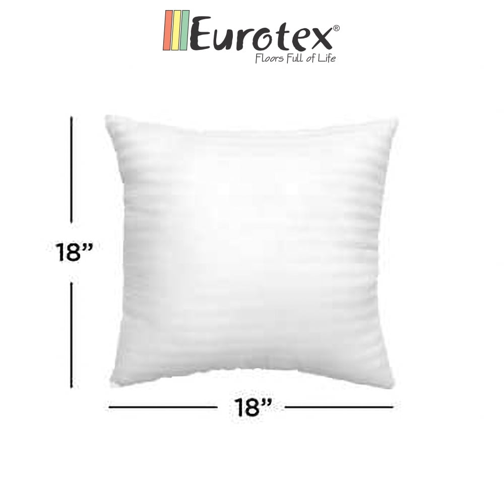 Eurotex GelFiber Pillow Inserts, 18 x 18 Pack of 2
