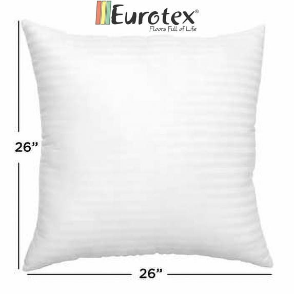 Eurotex Gel Infused Foam Bed Pillows - Gel Cooling Pillow for Back, (Size 26x26 PK-2)