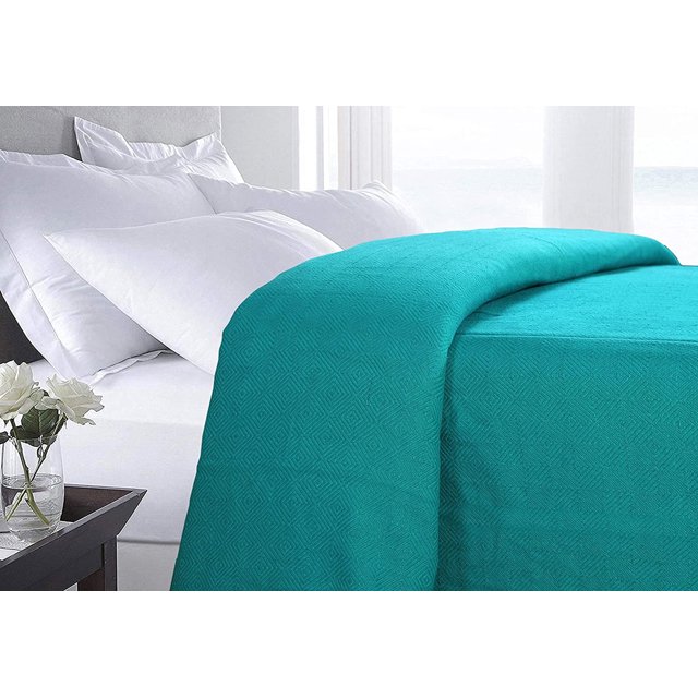 Eurotex Luxury Cotton Blankets for King Size Bed AllSeason Cozy 100