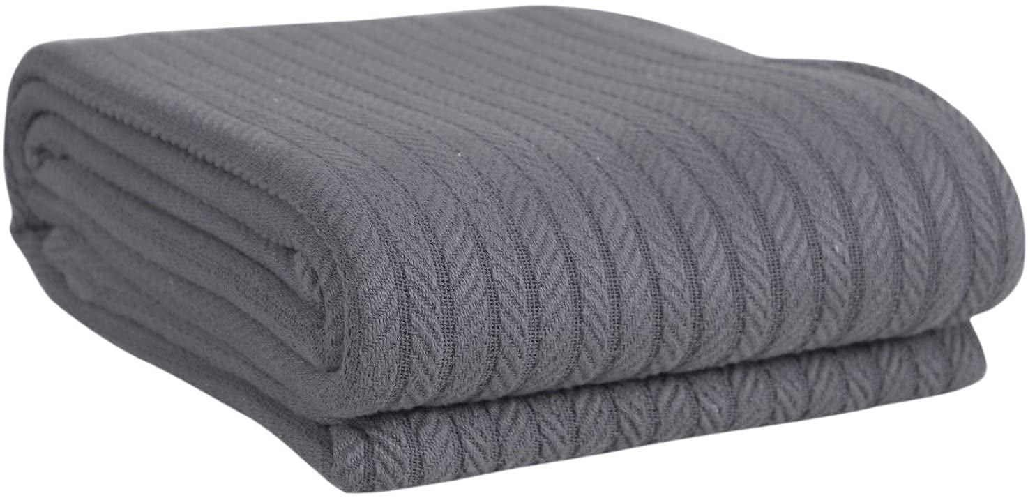 Eurotex Premium Cotton Blankets for King Size Bed AllSeason Cozy 100